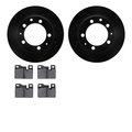 Dynamic Friction Co 8302-02012, Rotors-Drilled and Slotted-Black with 3000 Series Ceramic Brake Pads, Zinc Coated 8302-02012